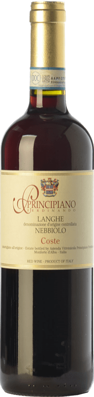 19,95 € Spedizione Gratuita | Vino rosso Ferdinando Principiano Coste D.O.C. Langhe