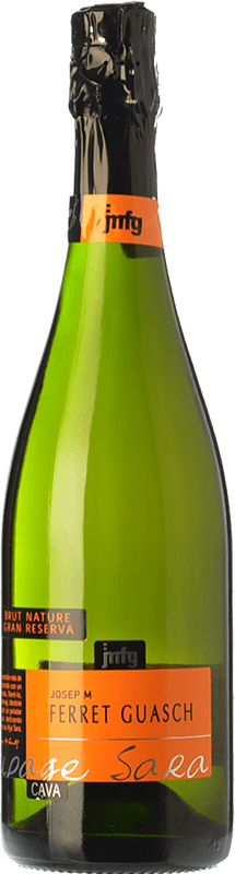 Envio grátis | Espumante branco Ferret Guasch Coupage Sara Brut Nature Grande Reserva D.O. Cava Catalunha Espanha Macabeo, Xarel·lo, Chardonnay, Parellada 75 cl