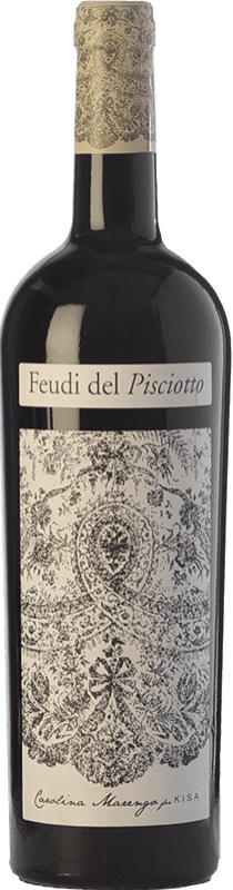 15,95 € Free Shipping | Red wine Feudi del Pisciotto Kisa I.G.T. Terre Siciliane Sicily Italy Frappato Bottle 75 cl