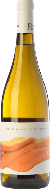 9,95 € Envio grátis | Vinho branco Fil'Oxera Beberás de la Copa de tu Hermana Crianza D.O. Valencia