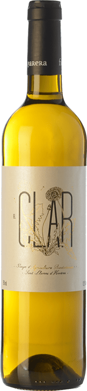 8,95 € Free Shipping | White wine Finca Parera Clar D.O. Penedès Catalonia Spain Xarel·lo, Chardonnay, Gewürztraminer Bottle 75 cl