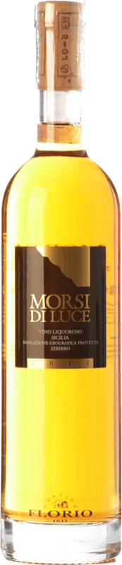25,95 € Envio grátis | Vinho Generoso Fortificado Florio Morsi di Luce I.G.T. Terre Siciliane Garrafa Medium 50 cl