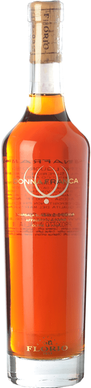 37,95 € Free Shipping | Fortified Wine Florio Donna Franca Semiseco — Semi Dry Ámbar — Amber D.O.C. Marsala Medium Bottle 50 cl