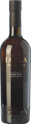 Free Shipping | Fortified wine Florio Targa Semi-Dry Semi-Sweet Reserve D.O.C. Marsala Sicily Italy Grillo Medium Bottle 50 cl