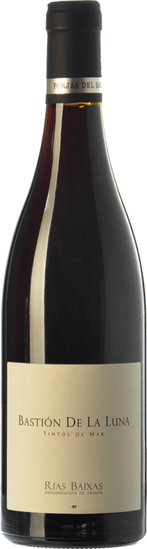 15,95 € | Red wine Forjas del Salnés Bastión de la Luna Crianza D.O. Rías Baixas Galicia Spain Mencía, Caíño Black, Espadeiro, Loureiro Bottle 75 cl