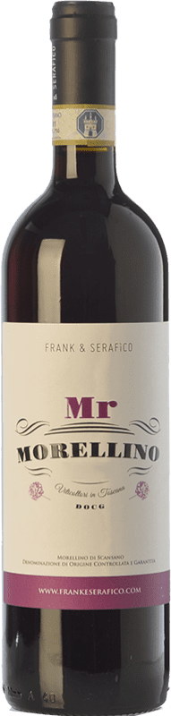11,95 € | Red wine Frank & Serafico Mr D.O.C.G. Morellino di Scansano Tuscany Italy Sangiovese Bottle 75 cl