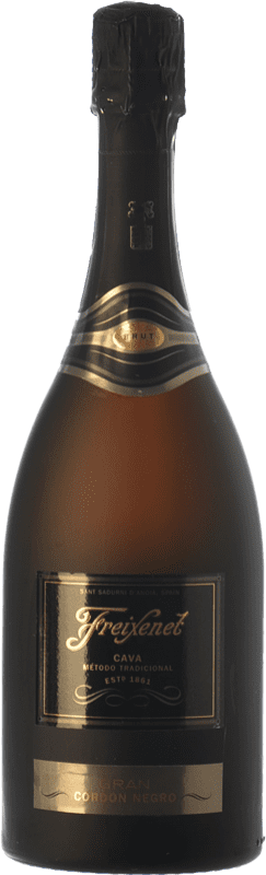 Envio grátis | Espumante branco Freixenet Gran Cordón Negro Grande Reserva D.O. Cava Catalunha Espanha Macabeo, Parellada 75 cl