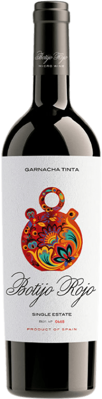 10,95 € | Red wine Frontonio Botijo Rojo Crianza I.G.P. Vino de la Tierra de Valdejalón Aragon Spain Grenache Bottle 75 cl