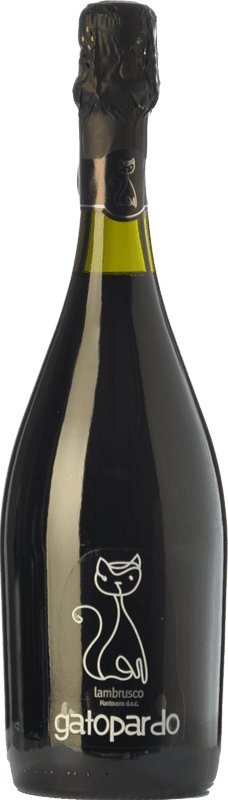 10,95 € Envío gratis | Espumoso tinto Gatopardo Lambrusco Joven I.G.T. Lombardia