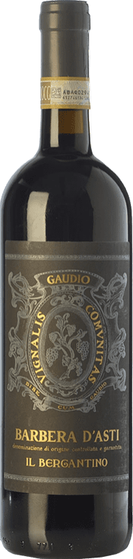 19,95 € | Red wine Gaudio il Bergantino D.O.C. Barbera d'Asti Piemonte Italy Barbera Bottle 75 cl