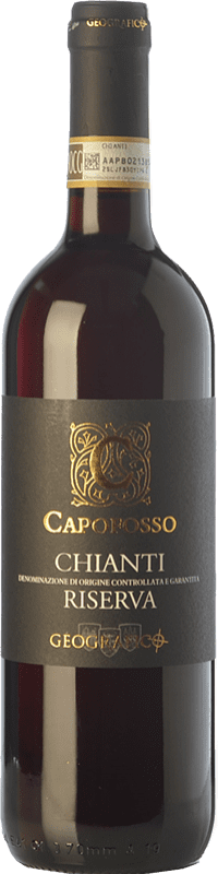 10,95 € | Red wine Geografico Riserva Capofosso Reserva D.O.C.G. Chianti Tuscany Italy Sangiovese, Canaiolo Bottle 75 cl