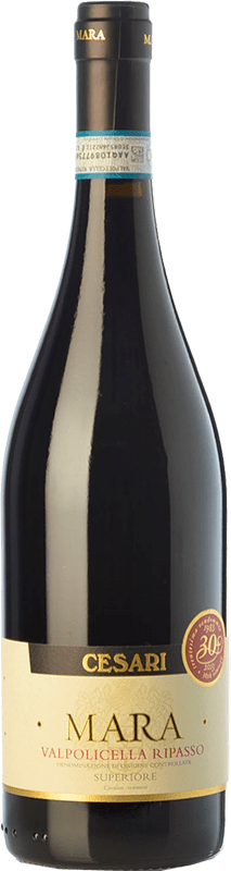 22,95 € | Vin rouge Cesari Superiore Mara D.O.C. Valpolicella Ripasso Vénétie Italie Corvina, Rondinella, Molinara 75 cl