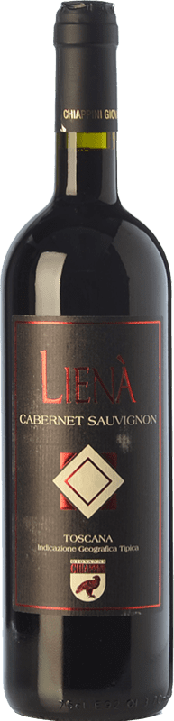 63,95 € Free Shipping | Red wine Chiappini Lienà I.G.T. Toscana Tuscany Italy Cabernet Sauvignon Bottle 75 cl