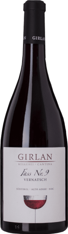 13,95 € Free Shipping | Red wine Girlan Fass 9 D.O.C. Alto Adige Trentino-Alto Adige Italy Schiava Bottle 75 cl