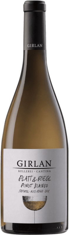 16,95 € | 白ワイン Girlan Pinot Bianco Plattenriegl D.O.C. Alto Adige トレンティーノアルトアディジェ イタリア Pinot White 75 cl