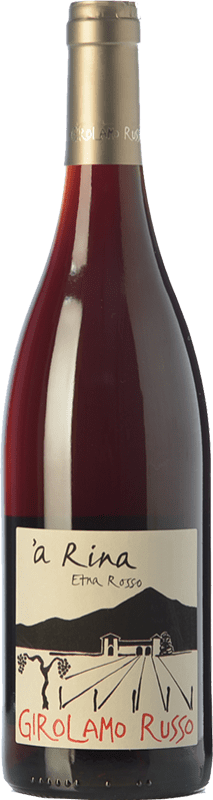 26,95 € Free Shipping | Red wine Girolamo Russo 'A Rina D.O.C. Etna Sicily Italy Nerello Mascalese, Nerello Cappuccio Bottle 75 cl