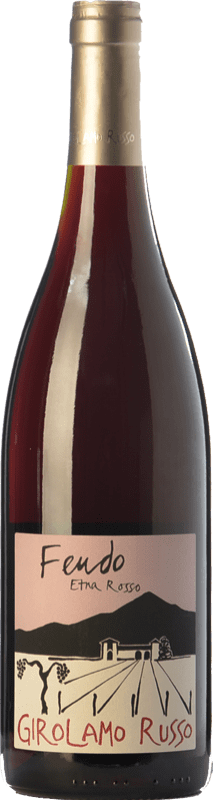 74,95 € Free Shipping | Red wine Girolamo Russo Feudo D.O.C. Etna Sicily Italy Nerello Mascalese, Nerello Cappuccio Bottle 75 cl