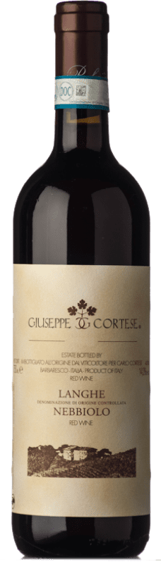 26,95 € | Vinho tinto Giuseppe Cortese D.O.C. Langhe Piemonte Itália Nebbiolo 75 cl