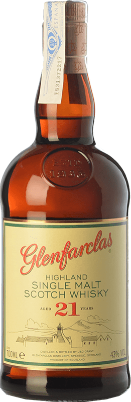 送料無料 | ウイスキーシングルモルト Glenfarclas スペイサイド イギリス 21 年 70 cl