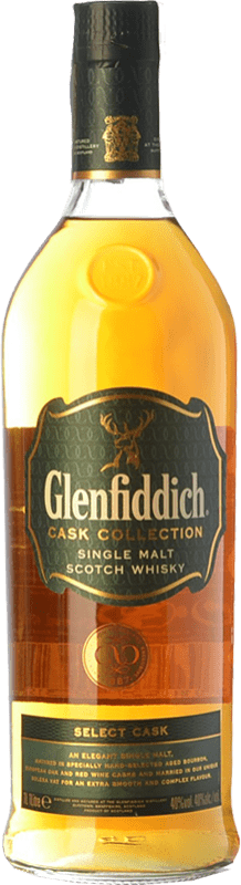 免费送货 | 威士忌单一麦芽威士忌 Glenfiddich Cask Collection 斯佩塞 英国 1 L