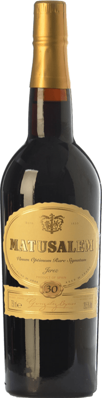 免费送货 | 甜酒 González Byass Matusalem Oloroso Viejo 30 D.O. Manzanilla-Sanlúcar de Barrameda 安达卢西亚 西班牙 Palomino Fino, Pedro Ximénez 75 cl