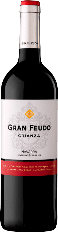 5,95 € | Red wine Gran Feudo Crianza D.O. Navarra Navarre Spain Tempranillo, Grenache, Cabernet Sauvignon Bottle 75 cl