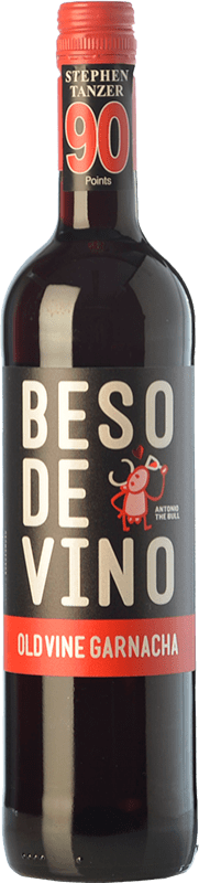 免费送货 | 红酒 Grandes Vinos Beso de Vino Old Vine 年轻的 D.O. Cariñena 阿拉贡 西班牙 Grenache 75 cl