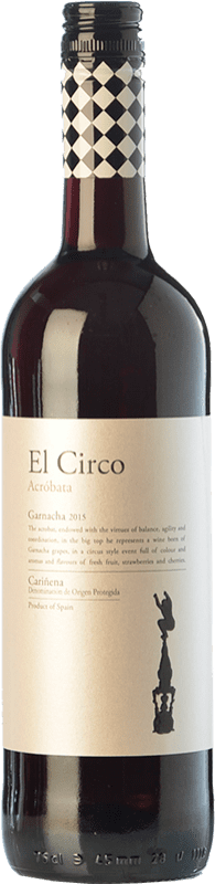 4,95 € Free Shipping | Red wine Grandes Vinos El Circo Acróbata Joven D.O. Cariñena Aragon Spain Grenache Bottle 75 cl