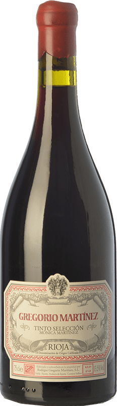 38,95 € Envío gratis | Vino tinto Gregorio Martínez Selección Mónica Martínez Crianza D.O.Ca. Rioja