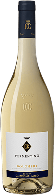 21,95 € Free Shipping | White wine Guado al Tasso D.O.C. Bolgheri Tuscany Italy Vermentino Bottle 75 cl