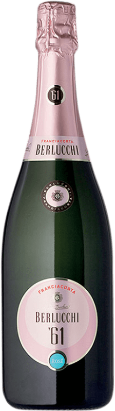 送料無料 | ロゼスパークリングワイン Berlucchi Rosé '61 Brut D.O.C.G. Franciacorta ロンバルディア イタリア Pinot Black, Chardonnay 75 cl