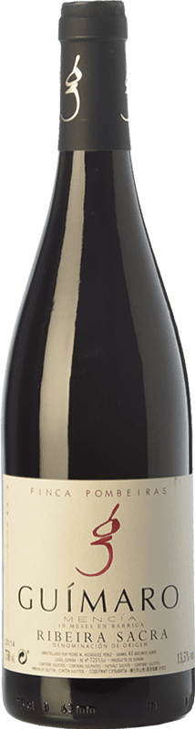 51,95 € | Red wine Guímaro Finca Pombeiras Crianza D.O. Ribeira Sacra Galicia Spain Mencía, Sousón, Caíño Black, Brancellao, Merenzao Bottle 75 cl