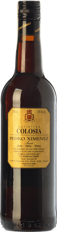31,95 € | Сладкое вино Gutiérrez Colosía D.O. Manzanilla-Sanlúcar de Barrameda Андалусия Испания Pedro Ximénez 75 cl