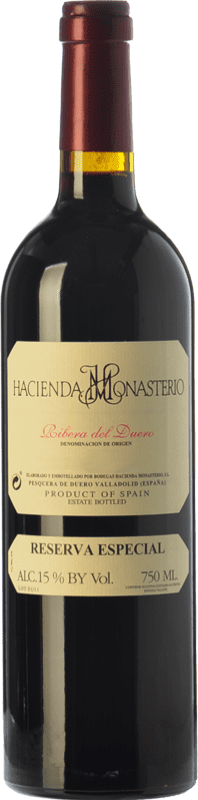 114,95 € Envío gratis | Vino Tinto Hacienda Monasterio Especial Reserva D.O. Ribera del Duero Eco — Ecológico