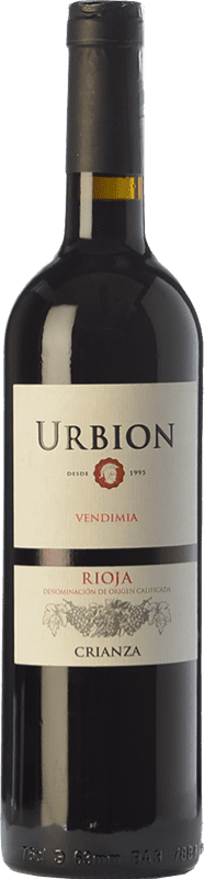 9,95 € | Vin rouge Urbión Crianza D.O.Ca. Rioja La Rioja Espagne Tempranillo 75 cl