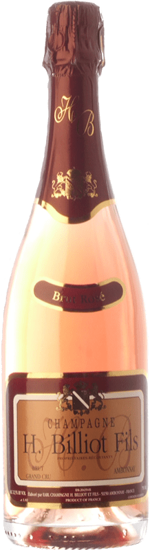 Envio grátis | Espumante rosé Henri Billiot Grand Cru Rosé Brut Reserva A.O.C. Champagne Champagne França Pinot Preto, Chardonnay 75 cl