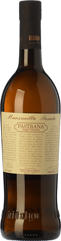 17,95 € | Fortified wine La Gitana Manzanilla Pasada Pastrana D.O. Manzanilla-Sanlúcar de Barrameda Andalusia Spain Palomino Fino Bottle 75 cl