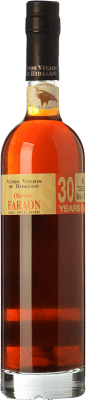 75,95 € | Fortified wine La Gitana Oloroso Viejo Faraón V.O.R.S. Very Old Rare Sherry D.O. Manzanilla-Sanlúcar de Barrameda Andalusia Spain Palomino Fino 30 Years Half Bottle 50 cl