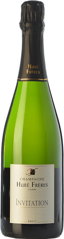 Envio grátis | Espumante branco Huré Frères Invitation A.O.C. Champagne Champagne França Pinot Preto, Chardonnay, Pinot Meunier 75 cl