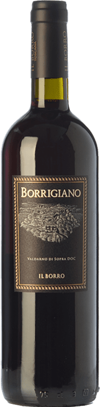 13,95 € Free Shipping | Red wine Il Borro Borrigiano I.G.T. Val d'Arno di Sopra Tuscany Italy Merlot, Syrah, Sangiovese Bottle 75 cl
