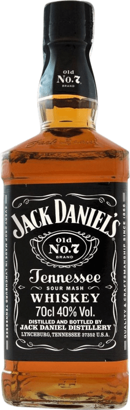 21,95 € | Whisky Bourbon Jack Daniel's Old Nº 7 Tennessee États Unis 70 cl