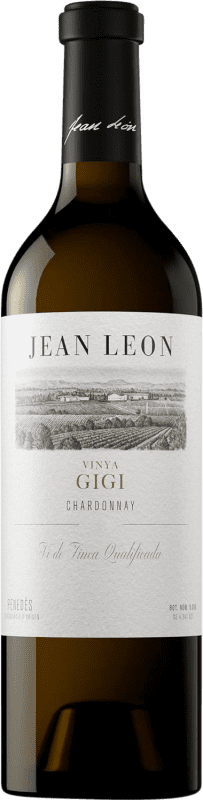 22,95 € | White wine Jean Leon Vinya Gigi Crianza D.O. Penedès Catalonia Spain Chardonnay Bottle 75 cl