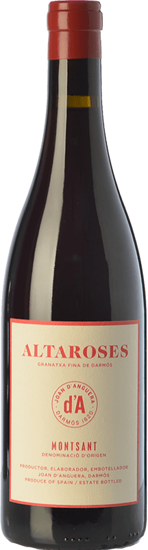 17,95 € | Red wine Joan d'Anguera Altaroses Crianza D.O. Montsant Catalonia Spain Grenache Bottle 75 cl
