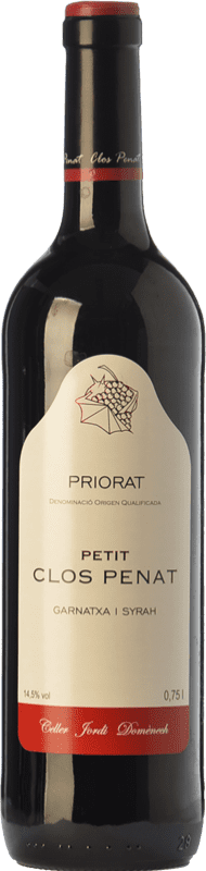 9,95 € Free Shipping | Red wine Jordi Domènech Petit Clos Penat Joven D.O.Ca. Priorat Catalonia Spain Syrah, Grenache Bottle 75 cl