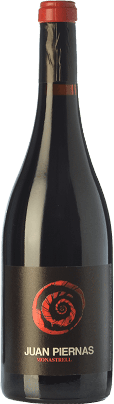 29,95 € Free Shipping | Red wine Jorge Piernas Juan Piernas Joven D.O. Bullas Region of Murcia Spain Monastrell Bottle 75 cl