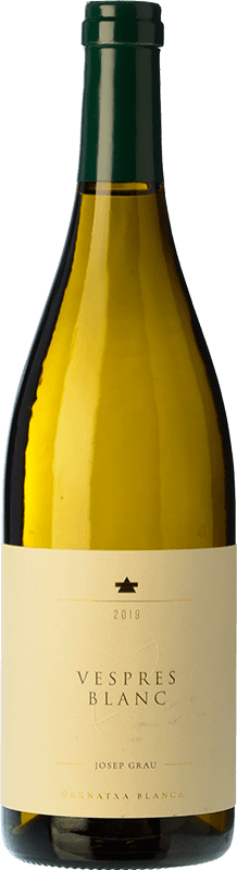 12,95 € Free Shipping | White wine Josep Grau Vespres Blanc Crianza D.O. Montsant Catalonia Spain Grenache White Bottle 75 cl