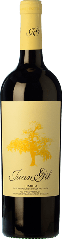 6,95 € Free Shipping | Red wine Juan Gil Etiqueta Amarilla Joven D.O. Jumilla Castilla la Mancha Spain Monastrell Bottle 75 cl