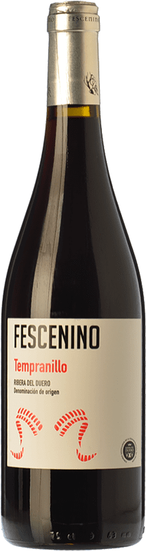 6,95 € 送料無料 | 赤ワイン Juan Manuel Burgos Fescenino 若い D.O. Ribera del Duero