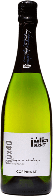 送料無料 | 白スパークリングワイン Júlia Bernet 60x40 ブルットの自然 D.O. Cava カタロニア スペイン Xarel·lo, Chardonnay 75 cl