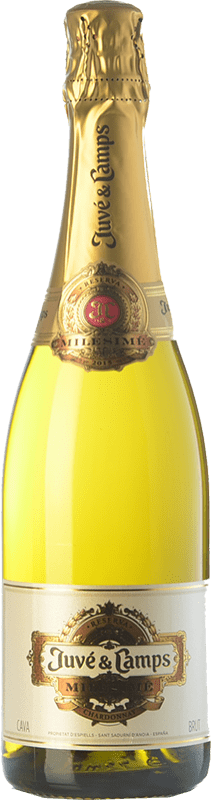 38,95 € Envio grátis | Espumante branco Juvé y Camps Millésimé Reserva D.O. Cava